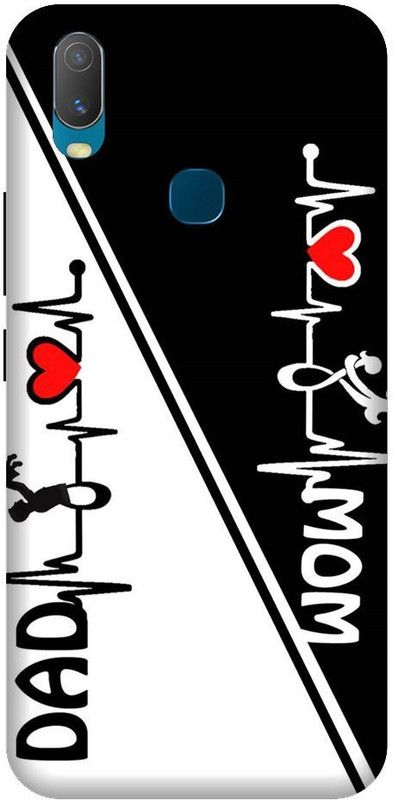 URCHIN Back Cover for Vivo Y17 mom dad, Mom Dad, Mom And Dad, Love, Lifeline, Love, Parents  (Multicolor, Shock Proof, Pack of: 1)