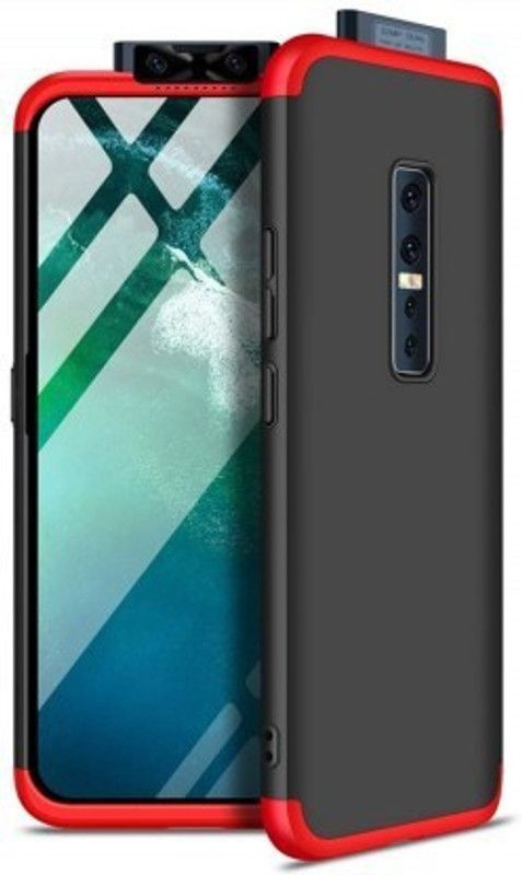 MatteSmoke Front & Back Case for Vivo V17 Pro  (Red, Dual Protection, Pack of: 1)
