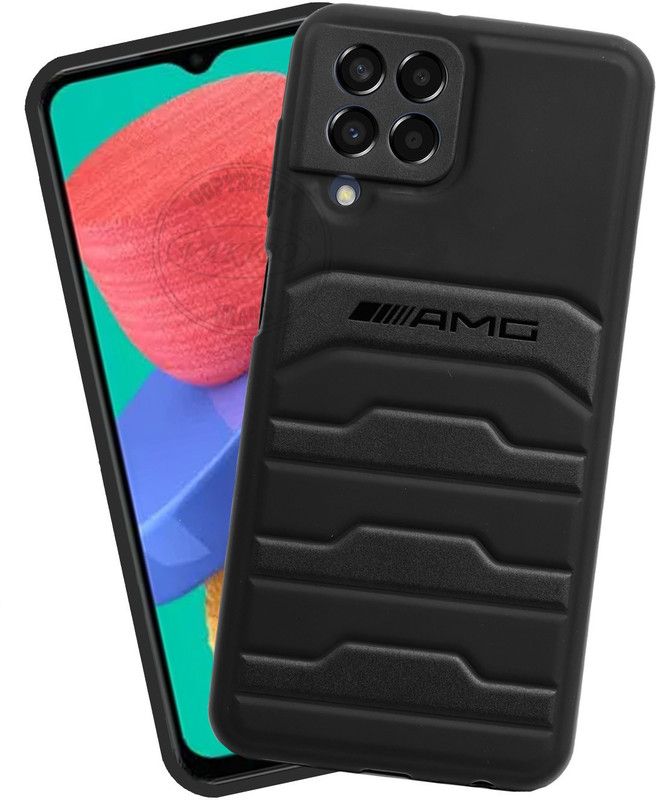 VAKIBO Back Cover for Samsung Galaxy M33  (Black, 3D Case, Pack of: 1)