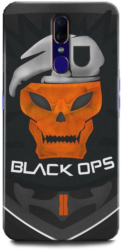 INTELLIZE Back Cover for OPPO F11/CPH1911 black ops,Printed  (Multicolor, Shock Proof, Pack of: 1)