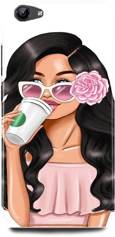 DIKRO Back Cover for vivo Y55S, 1610, GIRL, CUTE, GIRL, LOVELY, GIRL, ANIME, LOVE  (Multicolor, Hard Case, Pack of: 1)