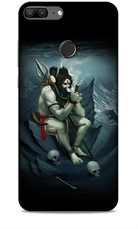 Keviv Back Cover for Honor 9 Lite  (Black, Blue, 3D Case, Pack of: 1)
