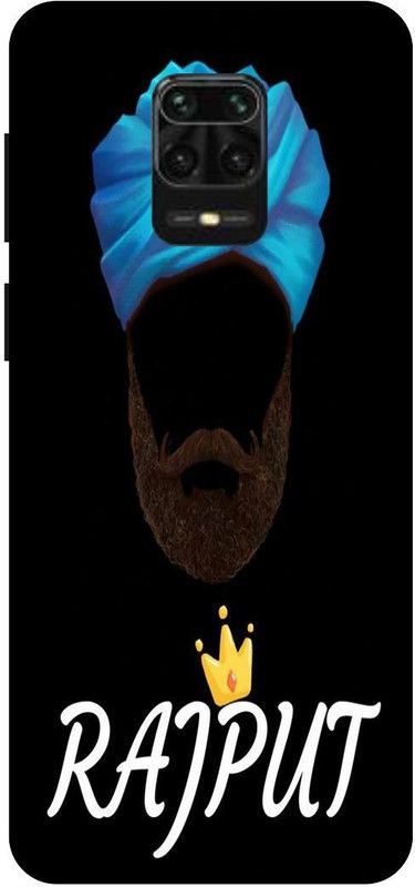 PICHKU Back Cover for POCO-M2 PRO-MZB9627IN-RAJPOOT,RAJPUT,CHAUHAN,MARATHA,SINGH,INDIAN,CAST,TEXTURE  (Blue, Hard Case, Pack of: 1)