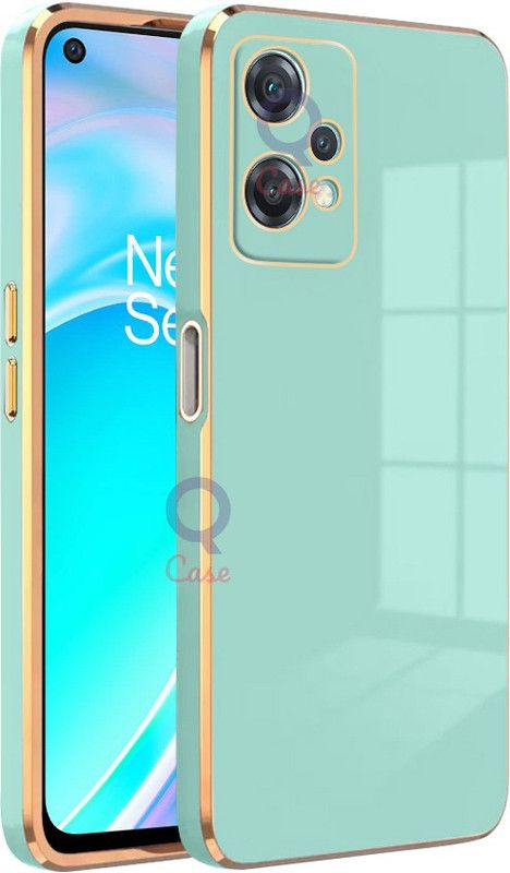 Qcase Back Cover for OnePlus Nord CE 2 Lite 5G  (Green, Dual Protection, Silicon, Pack of: 1)