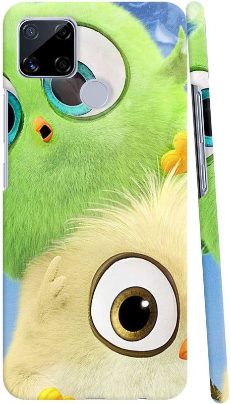 MY COOL CELL Back Cover for Realme C12  (Green, Beige, Pack of: 1)