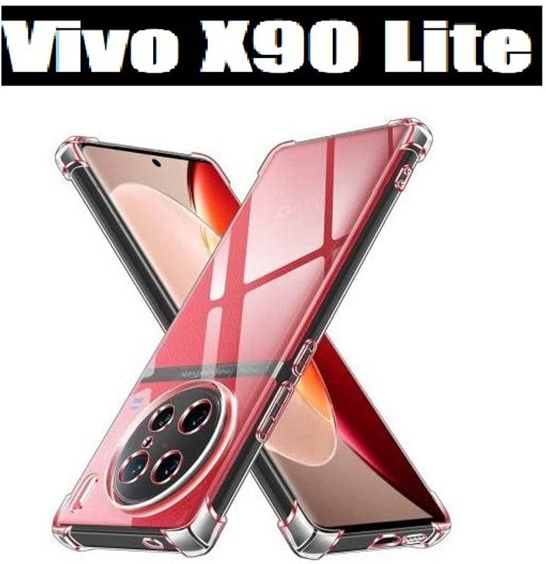 O2MG Back Cover for Vivo X90 Lite  (Transparent, Shock Proof, Silicon, Pack of: 1)
