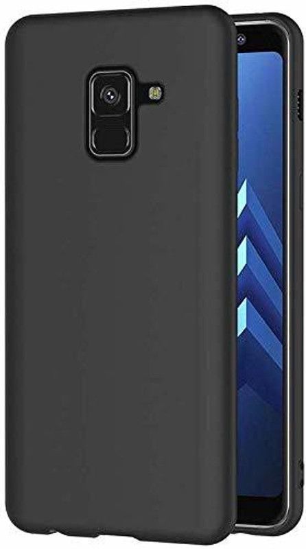 SmartPoint Back Cover for Samsung Galaxy A8 2018  (Black, Silicon, Pack of: 1)