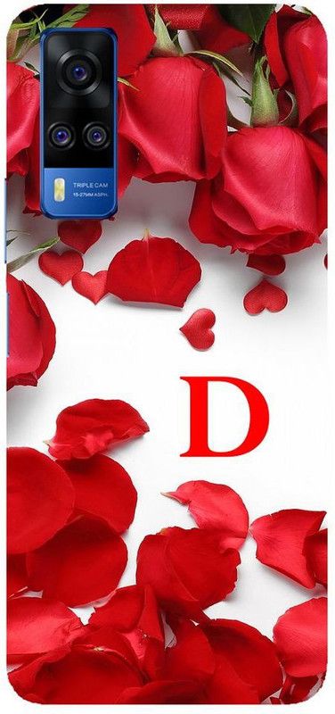 MY SWAG Back Cover for Vivo Y51 2020,VIVO Y51, Vivo Y51A,vivo Y31, vivo Y53s,Vivo Y51 2020,  (Red, White, Hard Case)