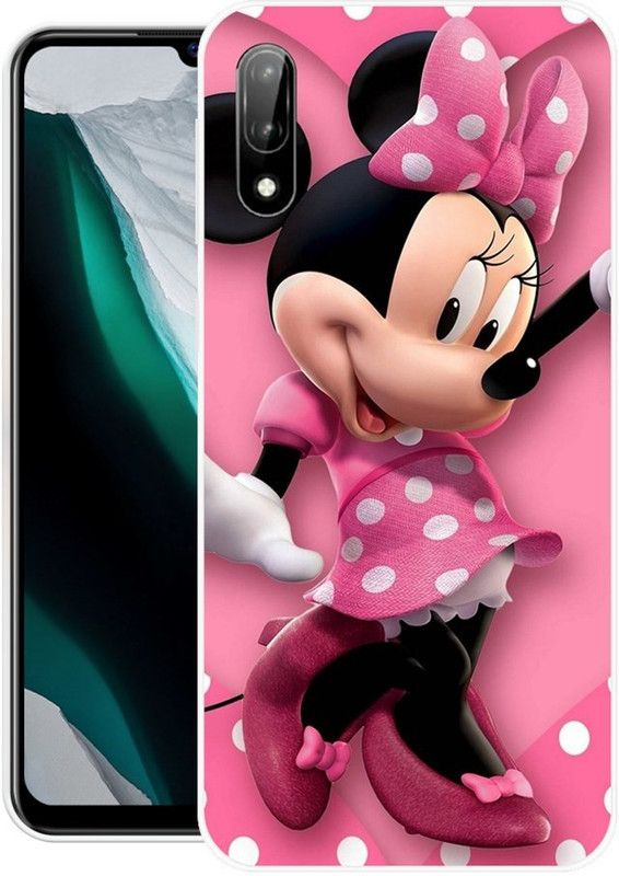 PINKZAP Back Cover for LG W11  (Pink, Grip Case, Silicon)