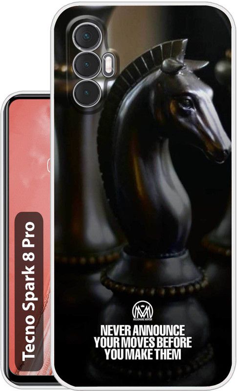Flipkart SmartBuy Back Cover for Tecno Spark 8 Pro  (Black, Dual Protection, Silicon, Pack of: 1)