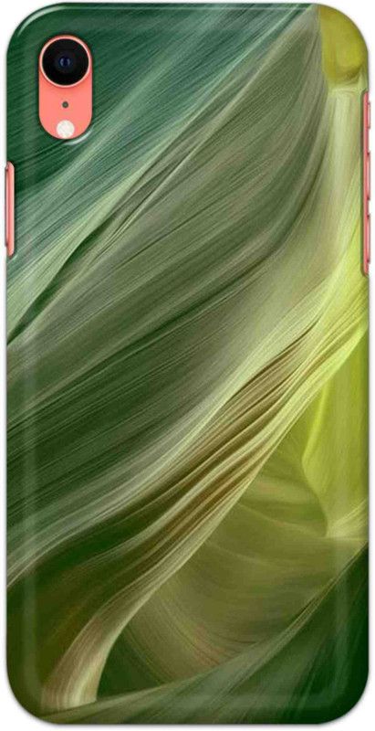 NDCOM Back Cover for iPhone XR Green Printed  (Multicolor, Hard Case, Pack of: 1)