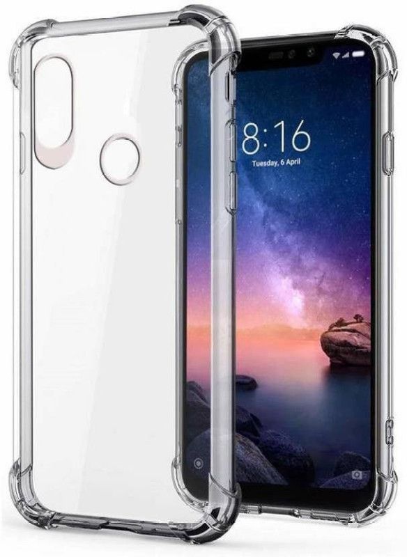 Ravjani Back Cover for Mi Redmi Note 6 Pro  (Transparent)