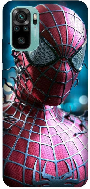 Yoprint Back Cover for Redmi Note 10 Multicolor Spider Man back cover  (Multicolor, Hard Case, Pack of: 1)