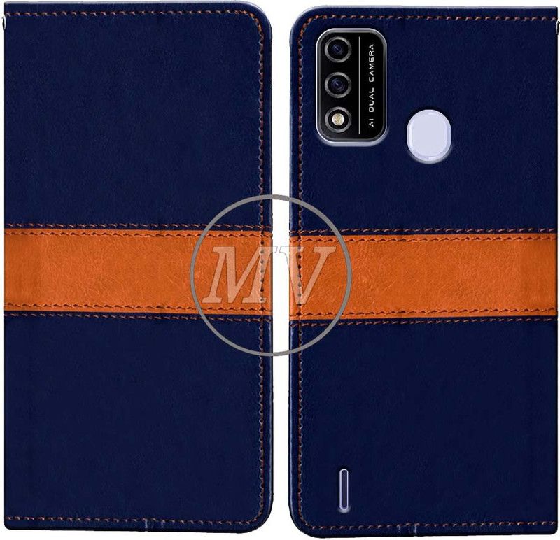 MV Flip Cover for Itel A48  (Multicolor, Cases with Holder, Pack of: 1)