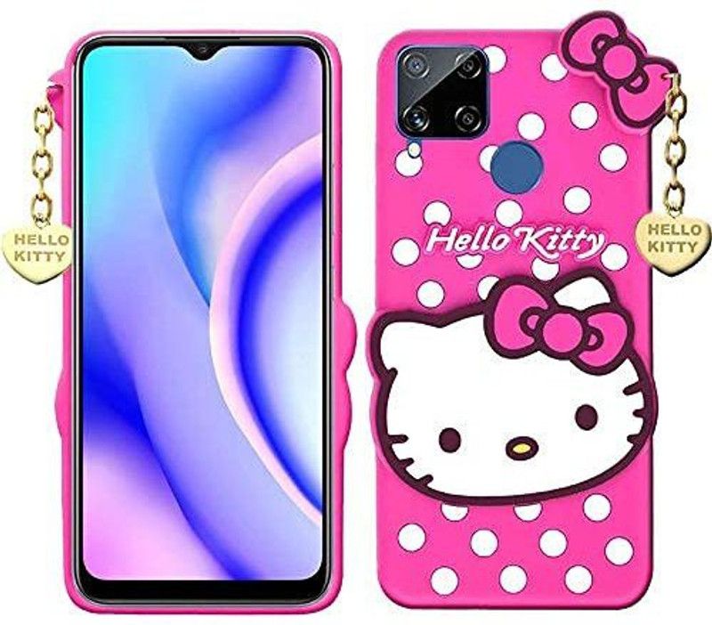RGSG Back Cover for Realme C12  (Pink, Pack of: 1)