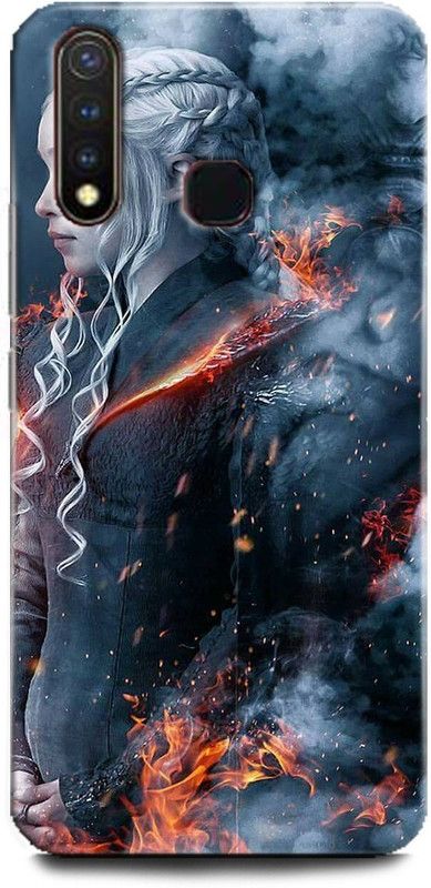 Afterglow Back Cover for Vivo U3 game of throns, Jon Snow, Kit Harington, Night King, Khaleesi  (Multicolor, Dual Protection, Pack of: 1)