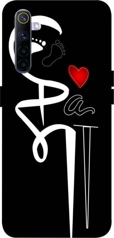 PRATEEKSH Back Cover for Realme 6 (RMX2001), Realme 6i (RMX2002 ), Realme 6s (RMX2002)  (Black, White, Dual Protection)