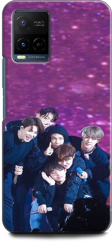 KEYCENT Back Cover for Vivo Y21T HEARTBEAT, BTS, BANGTAN, HEART, KPOP, WORLD, MUSIC  (Multicolor, Shock Proof, Pack of: 1)