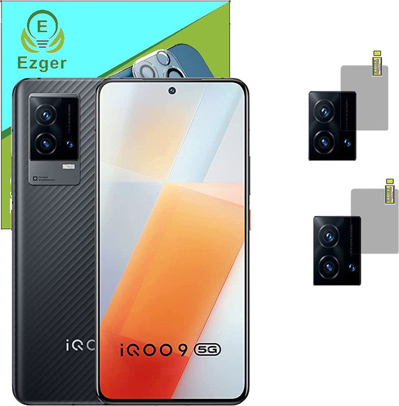 EZGER Back Camera Lens Glass Protector for IQOO 9 5G  (Pack of: 2)