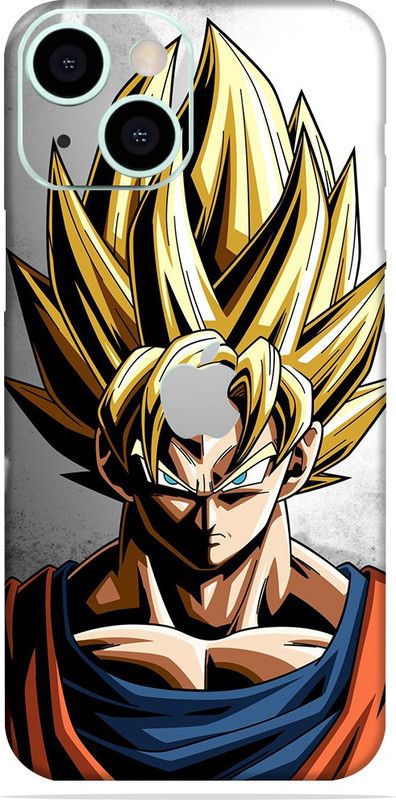 OggyBaba APPLE iPhone 13 Mini, Phone Back side Protector and Camera Protector Mobile Skin  (Goku Skin Matte Finish Skin)