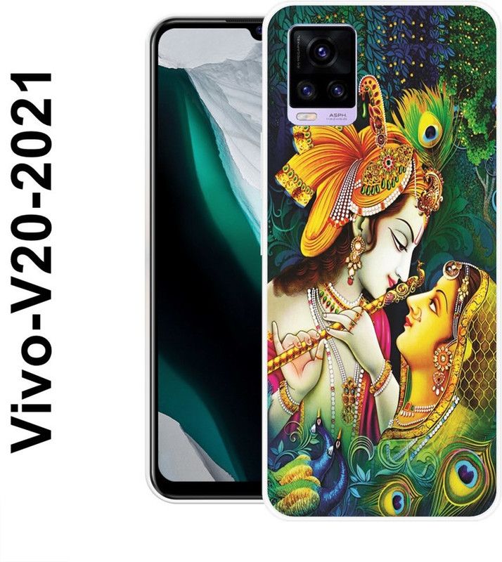 JATLAND Back Cover for Vivo V20 2021  (Multicolor, Silicon)