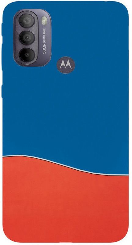 SGRB Enterprises Back Cover for Motorola G71  (Blue, Red, Waterproof, Silicon)