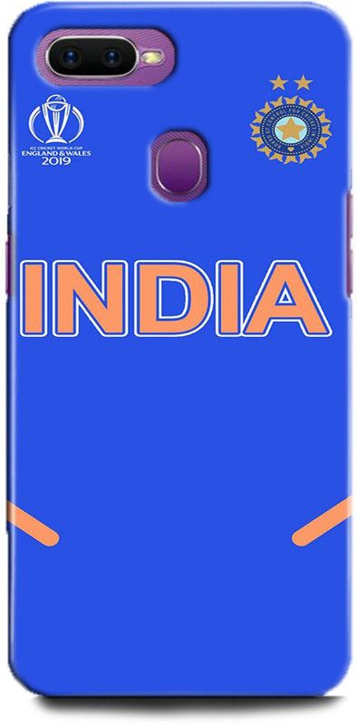 Afterglow Back Cover for Oppo F9 Pro INDAIN CRICKET TEAM, SPORTS, CRICKET, FLAG  (Multicolor, Shock Proof, Pack of: 1)