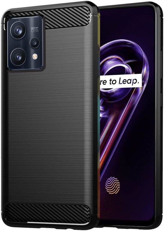 RAWAT Back Cover for Realme 9 Pro Plus 5G Back Cover Hybrid  (Black, Flexible, Pack of: 1)