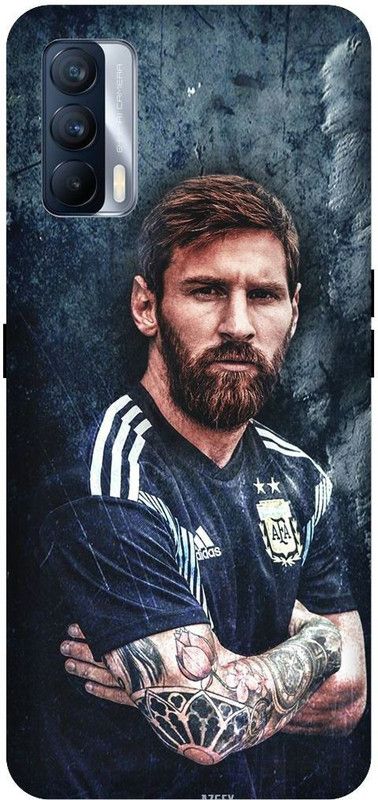 SSMORYA Back Cover for Realme X7, Messi Print Back Cover  (Multicolor, Hard Case, Pack of: 1)