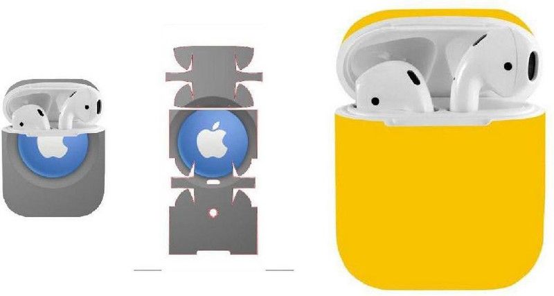 Mudshi Apple Airpods Mobile Skin  (Multicolor)