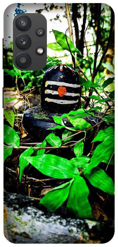 Yoprint Back Cover for Samsung Galaxy M32 Shivling,Shivling Image Printed cover  (Multicolor, Hard Case)