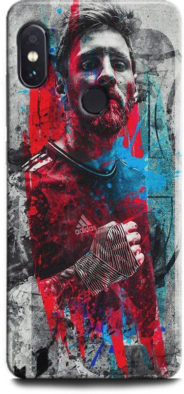 INTELLIZE Back Cover for Mi Redmi Note 5 Pro/ MZB6084IN messi,Printed  (Multicolor, Shock Proof, Pack of: 1)