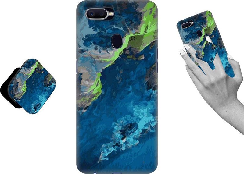 COBIERTAS Back Cover for Oppo A7  (Multicolor, Cases with Holder, Pack of: 1)
