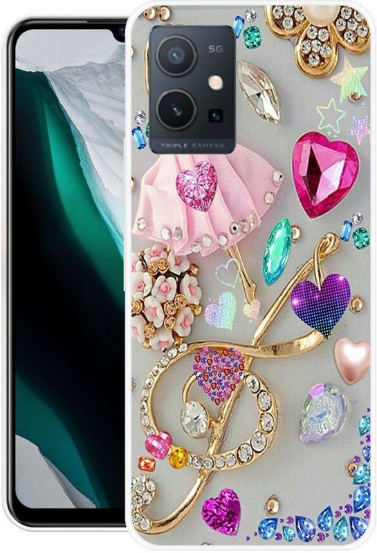 KLC Back Cover for Vivo T1 5G, Vivo Y75 5G, Vivo Y55 5G, iQOO Z6 5G  (Multicolor, Grip Case, Silicon)