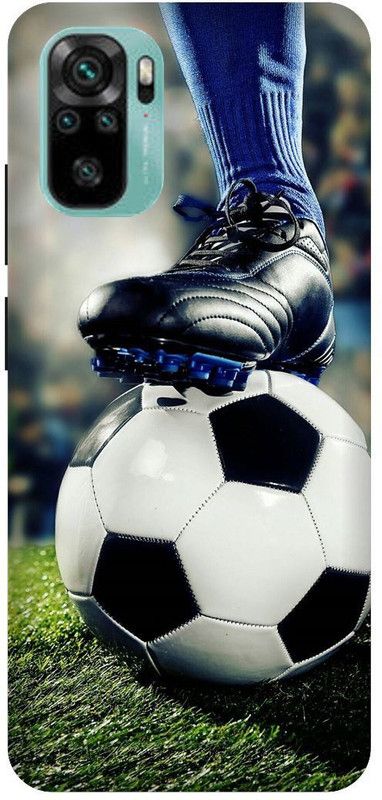 UMPRINT Back Cover for Redmi Note10/M2101K7AI Football Game Player Printed Back Cover  (Multicolor, Hard Case, Pack of: 1)