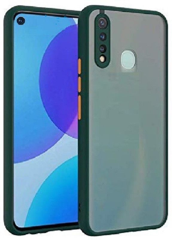 Wideals Back Cover for Vivo Z1 Pro Camera Protection(Dark Green)  (Green, Camera Bump Protector, Pack of: 1)
