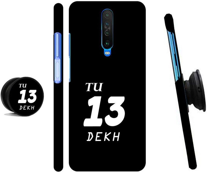 HELLO CASE Back Cover for Poco X2, Mi Redmi K30, Mi Redmi K30 5G  (Black, White, Cases with Holder)