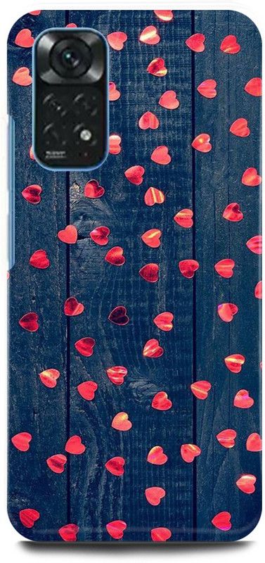 play fast Back Cover for Redmi Note 11S RED, HEART, SHAPE, COUPLE, LOVE  (Blue, Hard Case, Pack of: 1)