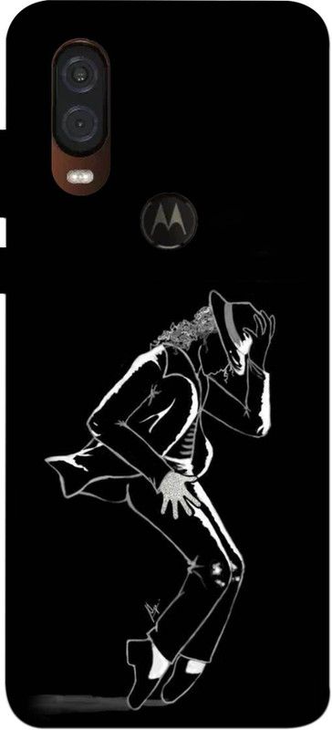 NDCOM Back Cover for Motorola One Vision Michael Jackson Tip Toe Printed  (Multicolor, Hard Case, Pack of: 1)