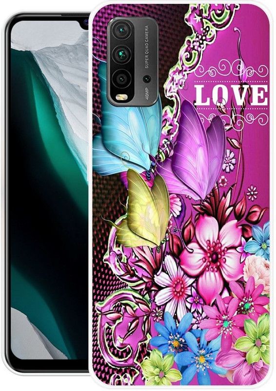JATLAND Back Cover for Mi Redmi 9 Power, Poco M3  (Multicolor, Silicon)