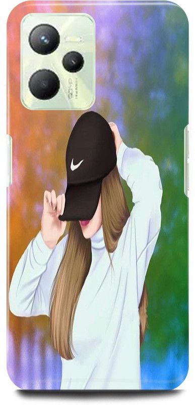 play fast Back Cover for Realme C35, RMX3511 CUTE, GIRL, CAP, GIRL, LOVELY, GIRL, LOVE  (Multicolor, Hard Case, Pack of: 1)