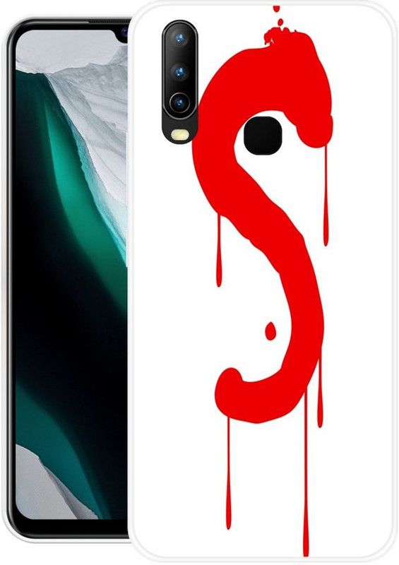 JAYFOX Back Cover for Vivo U10  (Red, White, Silicon)