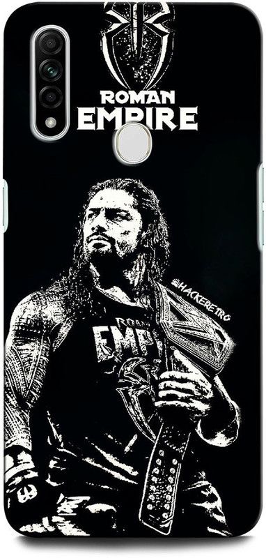 GRAFIQE Back Cover for OPPO A31 CPH2015 ROMAN REIGNS, WWE, BODYBUILDER, WRESTLEMANIA, WRESTLER  (Multicolor, Shock Proof, Pack of: 1)