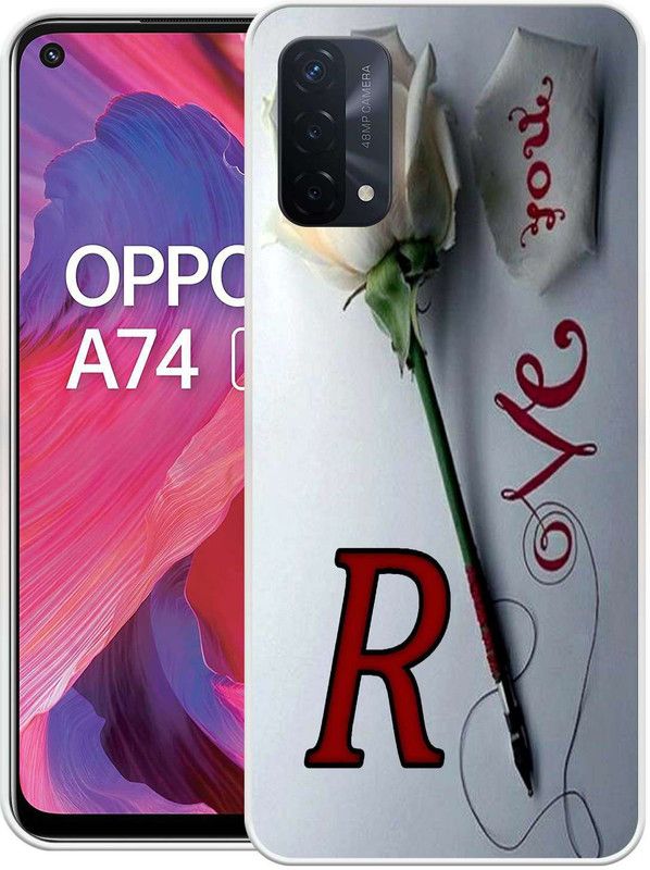 BAILAN Back Cover for OPPO A74  (White, Grip Case, Silicon)