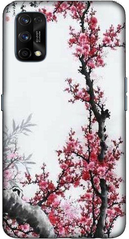 CROKIAN Back Cover for Realme 7 Pro RED TREE Back Cover  (Multicolor, Hard Case, Pack of: 1)