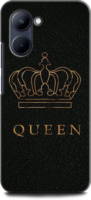 WallCraft Back Cover for Realme C33, RMX3624 QUEEN, GOLD, BLACK, QUOTES, POSITIVE  (Multicolor, Dual Protection, Pack of: 1)