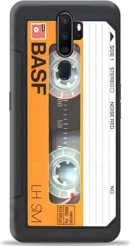 Loffar Back Cover for Oppo A9 2020  (Orange, Shock Proof, Pack of: 1)