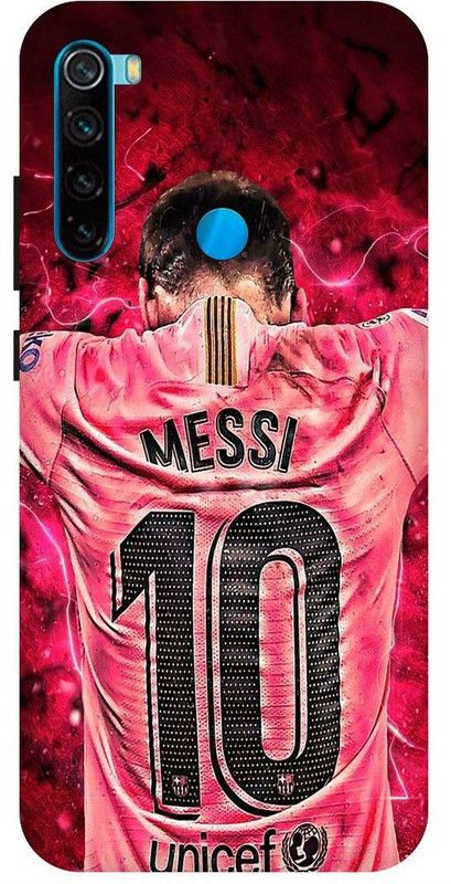 PICHKU Back Cover for REDMI NOTE 8-M1908C3JH-LIONEL,MESSI,ARGENTINA,CUP,10,LIONE,FOOTBALL,BARCELONA,JERSEY,SPORTS  (Pink, Hard Case, Pack of: 1)