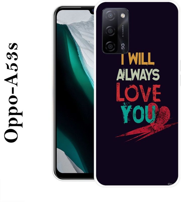 KUDI Back Cover for Oppo A53s  (Multicolor, Silicon)