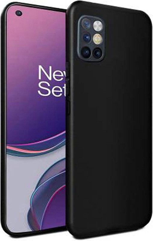 Mobi Socket Back Cover for One Plus 8t  (Black, Grip Case, Pack of: 1)
